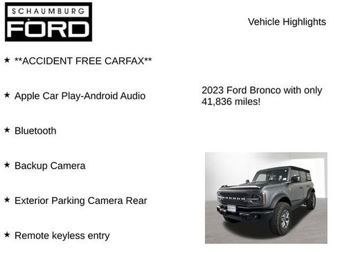 Used 2023 Ford Bronco Badlands AWD/4WD image 8