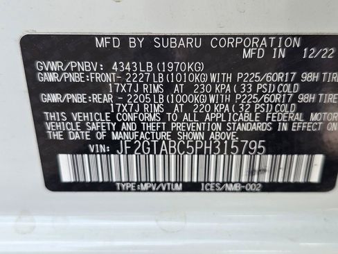 Used 2023 Subaru Crosstrek 2.0i AWD/4WD image 19