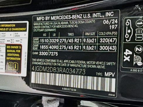 Certified 2024 Mercedes-Benz EQS 450+ SUV image 25