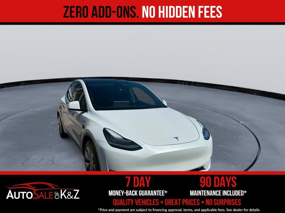 Used 2021 Tesla Model Y Long Range AWD/4WD image 1