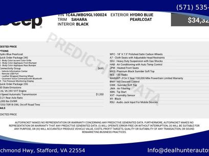 Used 2016 Jeep Wrangler Sahara w/ Connectivity Group