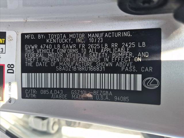 Used 2024 Lexus ES 350 w/ Premium Package FWD image 27