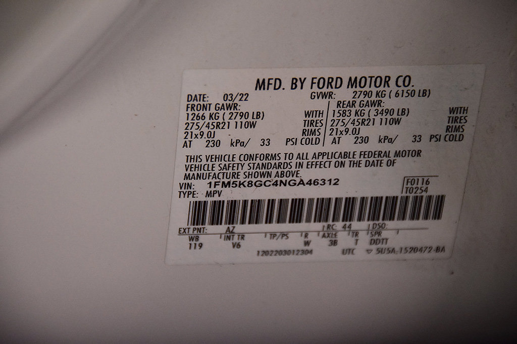 Used 2022 Ford Explorer ST w/ ST High-Performance Pack AWD/4WD image 16