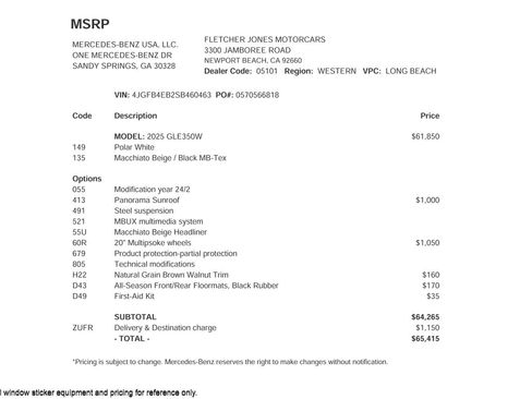 Certified 2025 Mercedes-Benz GLE 350 4MATIC image 4