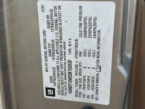 Used 2002 Chevrolet Blazer LS w/ Preferred Equipment Group AWD/4WD image 26