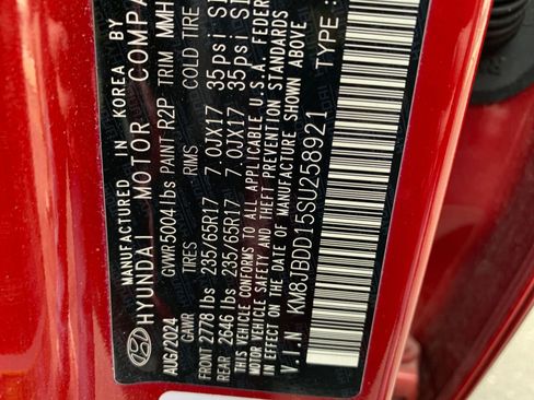 Used 2025 Hyundai Tucson Blue image 30