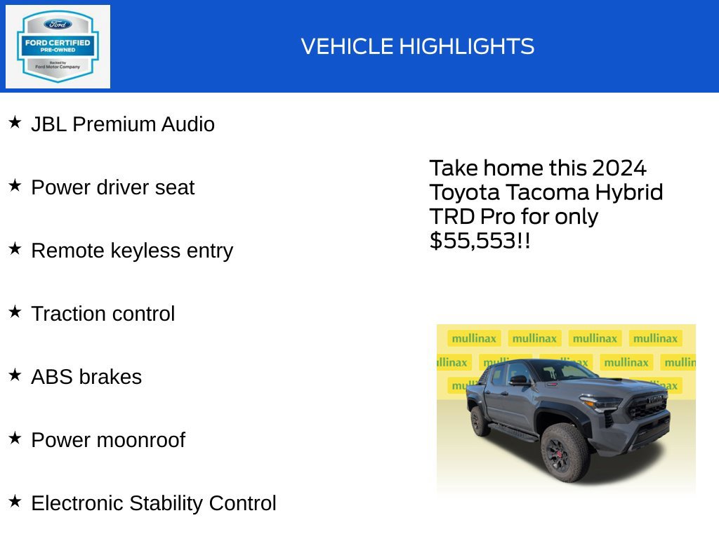 Used 2024 Toyota Tacoma TRD Pro AWD/4WD image 18