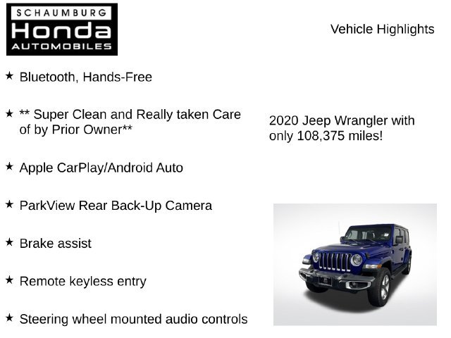 Used 2020 Jeep Wrangler Unlimited Sahara AWD/4WD image 7