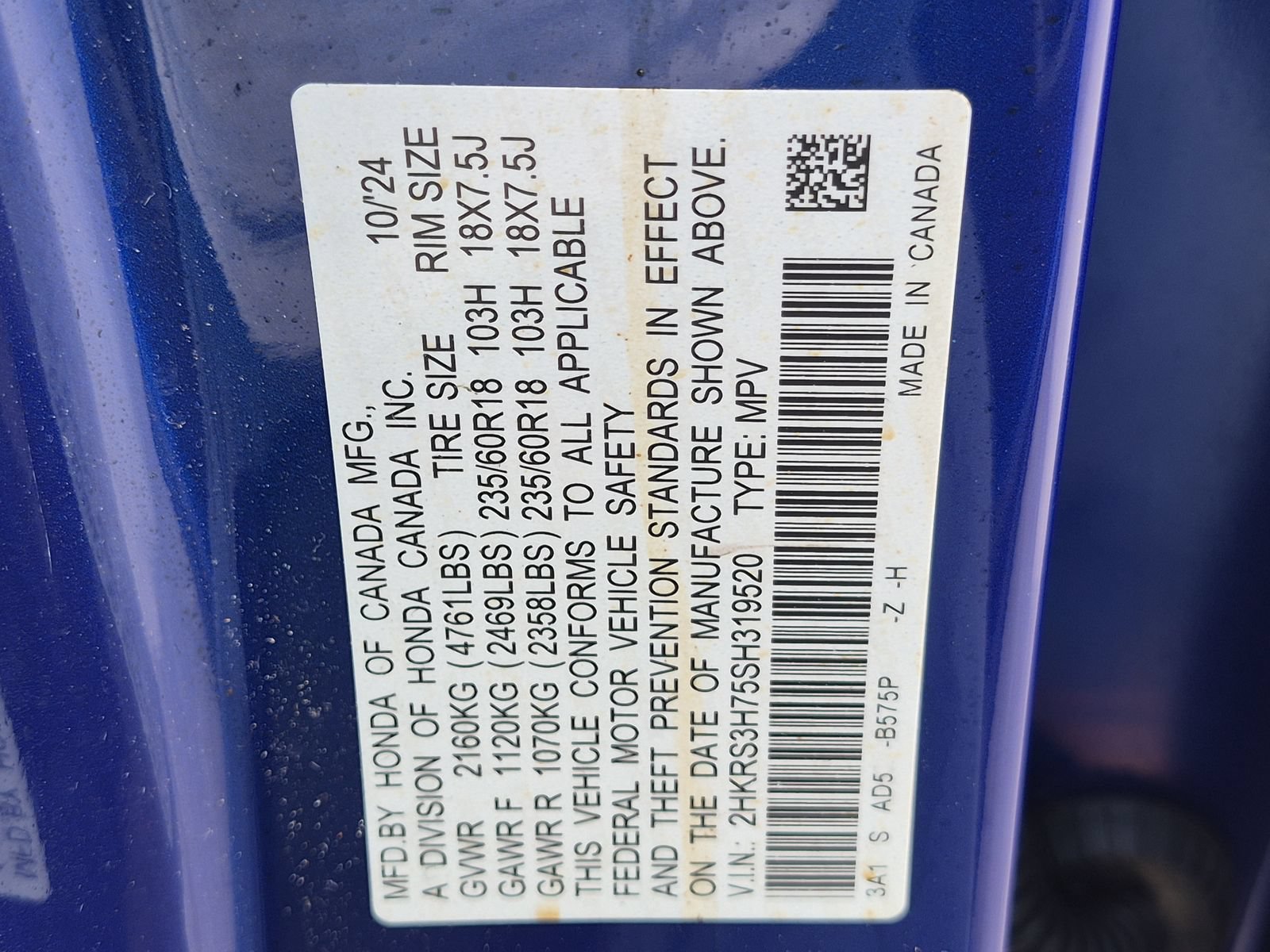 Certified 2025 Honda CR-V EX-L image 23