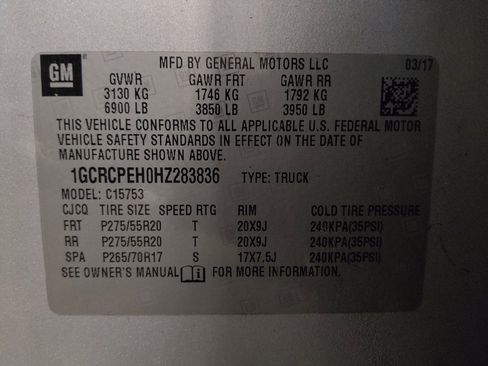 Used 2017 Chevrolet Silverado 1500 Custom w/ Custom Convenience Package RWD image 33