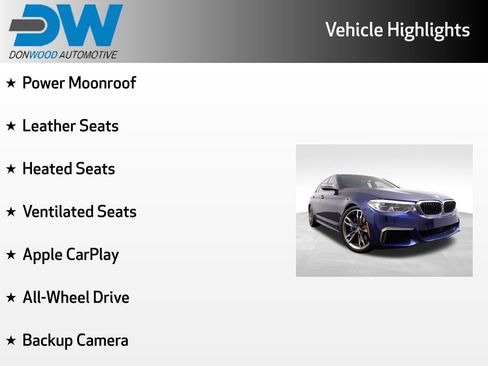 Used 2018 BMW M550i xDrive w/ Driving Assistance Package AWD/4WD image 3