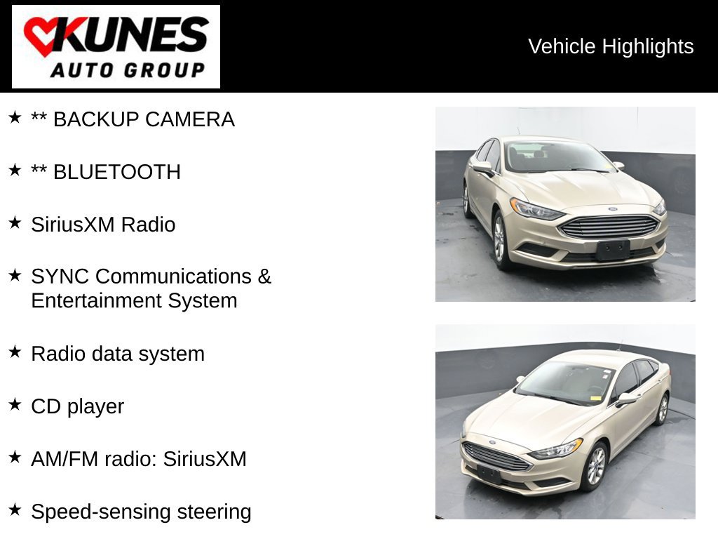Used 2017 Ford Fusion SE FWD image 2