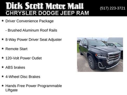 Used 2020 GMC Acadia SLE w/ Driver Convenience Package AWD/4WD image 6