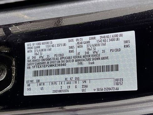 Used 2021 Ford F150 XLT w/ Equipment Group 301A Mid image 27