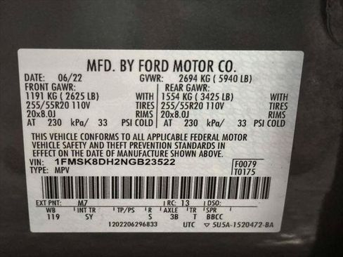 Used 2022 Ford Explorer XLT w/ Equipment Group 202A AWD/4WD image 33