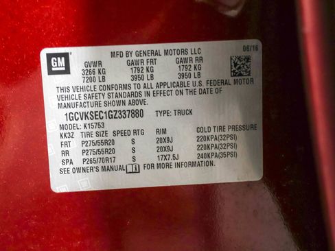 Used 2016 Chevrolet Silverado 1500 LTZ w/ LTZ Plus Package image 48