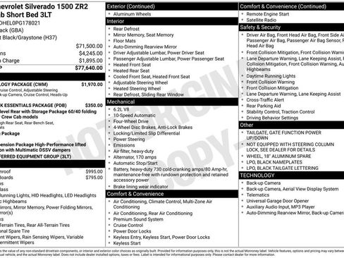 Used 2023 Chevrolet Silverado 1500 ZR2 w/ Technology Package image 33