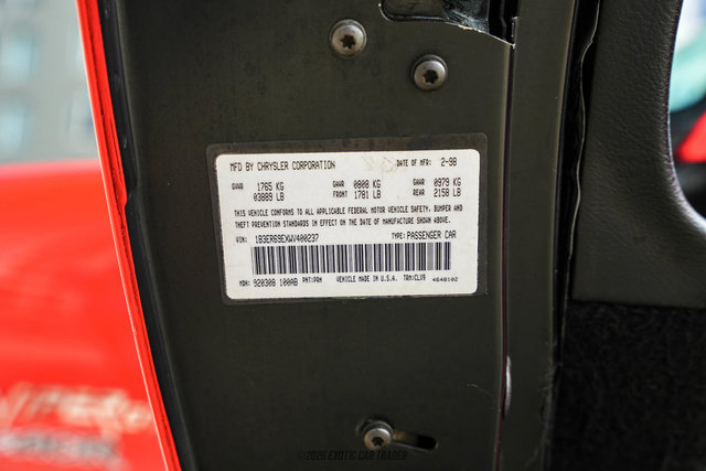 Used 1998 Dodge Viper GTS RWD image 43