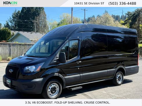 Used 2023 Ford Transit 250 148 High Roof Extended w/ Load Area Protection Package image 1