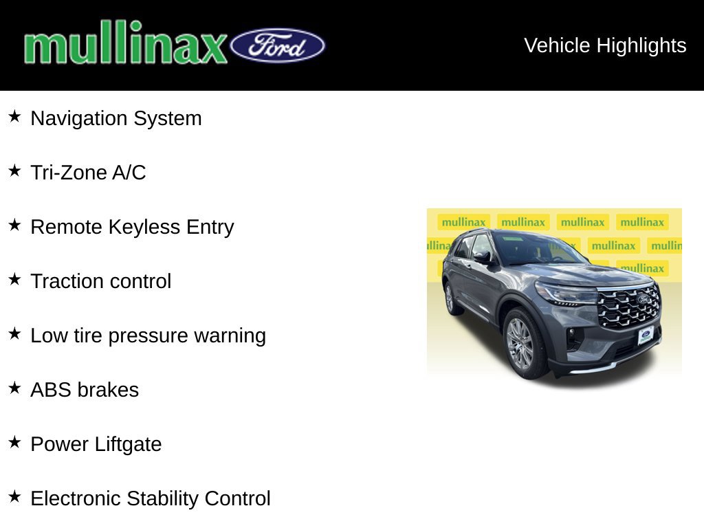 New 2027 Ford Explorer Platinum RWD image 15