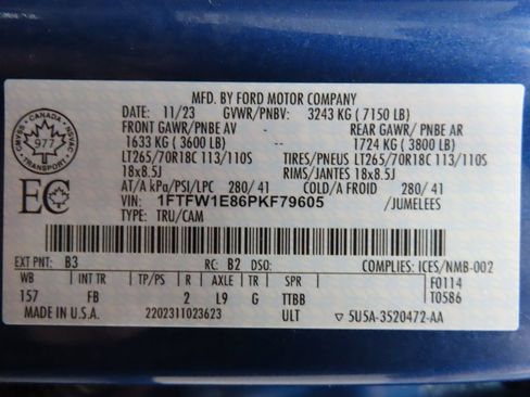 Used 2023 Ford F150 XLT w/ Equipment Group 302A High AWD/4WD image 72