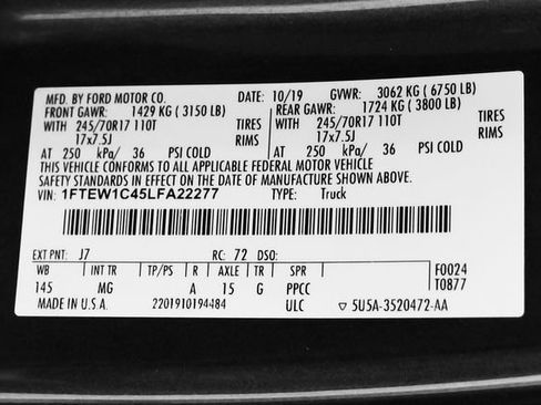 Used 2020 Ford F150 XLT RWD image 58