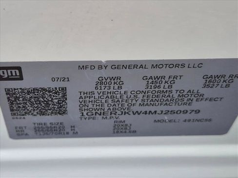 Used 2021 Chevrolet Traverse RS FWD image 24