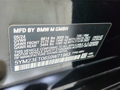 Used 2025 BMW X6 M Competition w/ Executive Package image 64