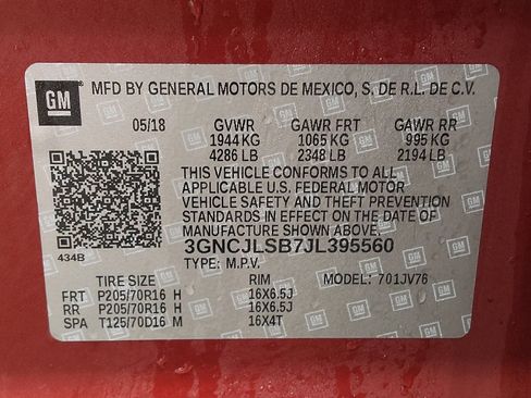 Used 2018 Chevrolet Trax LT w/ LT Convenience Package FWD image 33