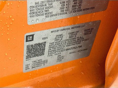 Certified 2021 Chevrolet Silverado 1500 Custom Trail Boss image 30