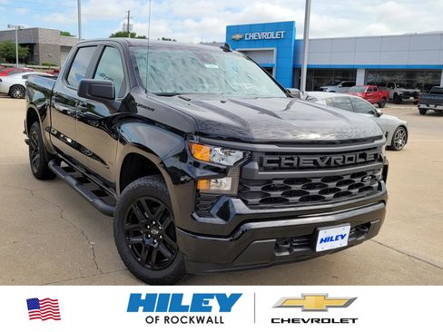 New 2026 Chevrolet Silverado 1500 Custom w/ Turbomax Blackout Package AWD/4WD image 1