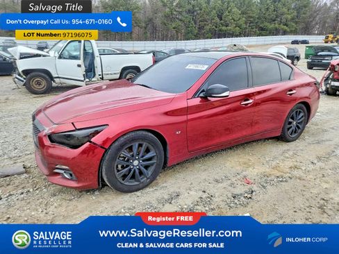 Used 2014 INFINITI Q50 Premium w/ All Weather Package image 1