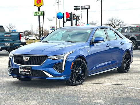 New 2025 Cadillac CT4 Sport w/ LPO, Blue Accent Package RWD image 2