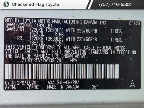 Used 2023 Toyota RAV4 XSE w/ XSE Grade Weather Package AWD/4WD image 22
