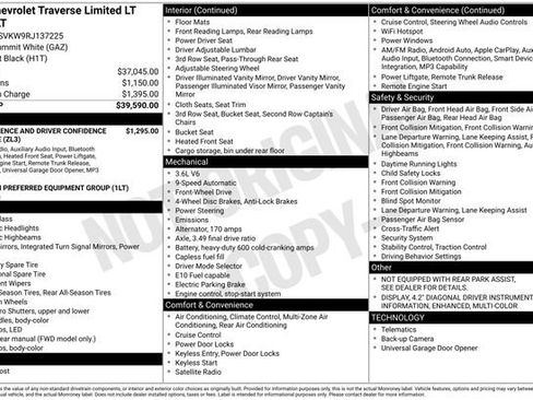 Used 2024 Chevrolet Traverse LT image 5