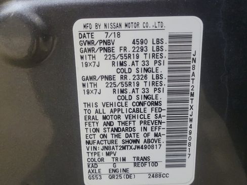 Used 2018 Nissan Rogue SL w/ Premium Package image 33