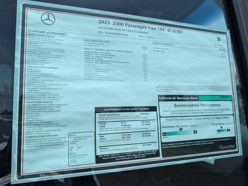 New 2025 Mercedes-Benz Sprinter 2500 image 14