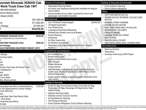 New 2024 Chevrolet Silverado 3500 W/T w/ WT Convenience Package AWD/4WD image 3