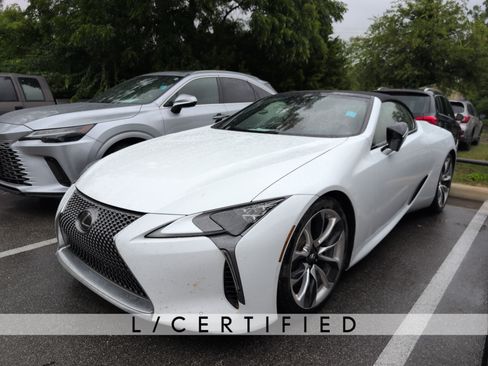 Certified 2021 Lexus LC 500 Convertible w/ Touring Package RWD image 1