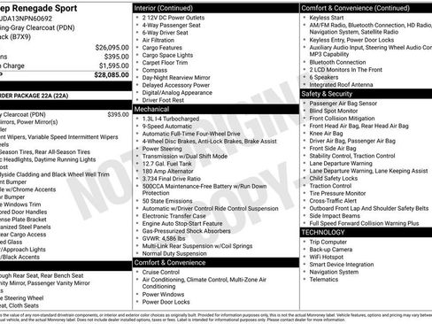 Used 2022 Jeep Renegade Sport image 6