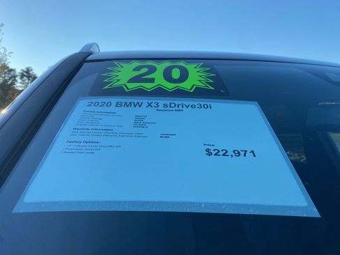 Used 2020 BMW X3 sDrive30i image 19