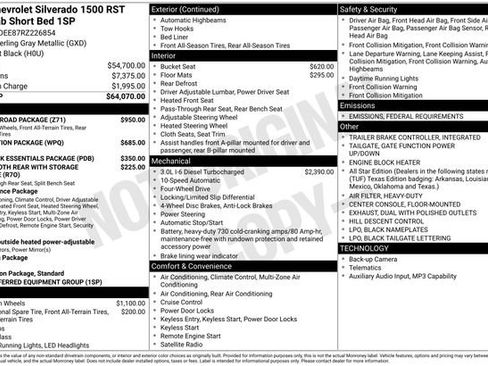 Used 2024 Chevrolet Silverado 1500 RST w/ Z71 Off-Road Package image 2