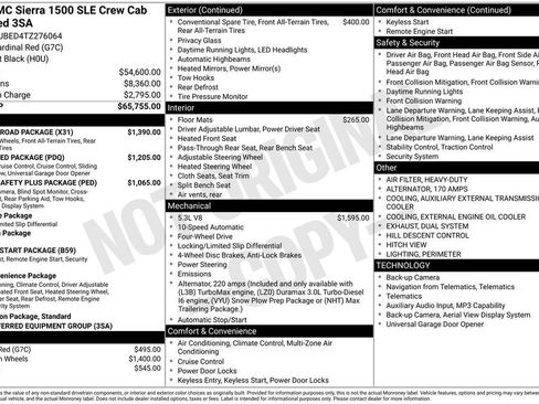 New 2026 GMC Sierra 1500 SLE w/ X31 Off-Road Package AWD/4WD image 31