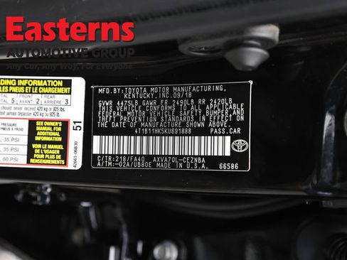 Used 2019 Toyota Camry LE w/ Convenience Package FWD image 34