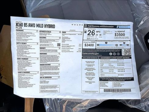 New 2026 Volvo XC60 B5 Plus w/ Protection Package Premier AWD/4WD image 14