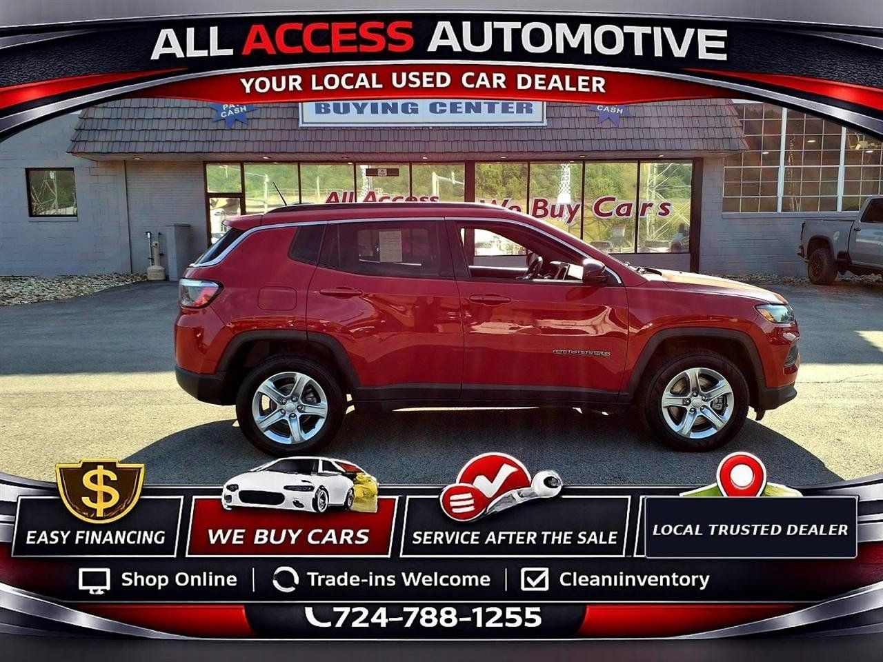 Used 2024 Jeep Compass Latitude AWD/4WD image 1