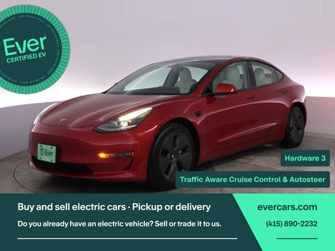 Used 2021 Tesla Model 3 Standard Range Plus RWD image 1