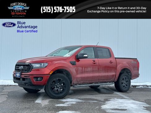 Certified 2019 Ford Ranger Lariat w/ Black Appearance Package image 1