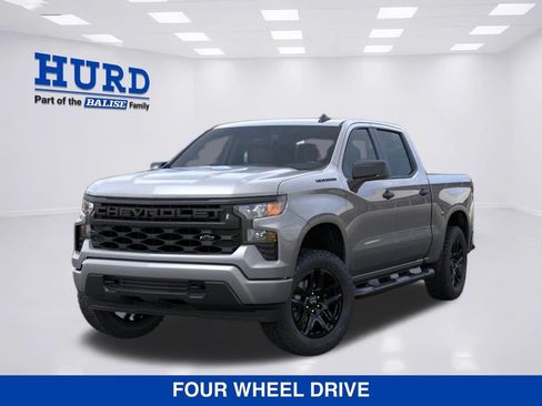 New 2026 Chevrolet Silverado 1500 Custom w/ Turbomax Blackout Package AWD/4WD image 8