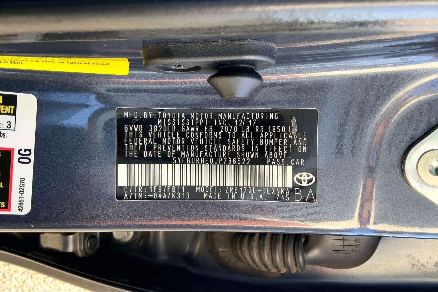Used 2018 Toyota Corolla LE FWD image 36